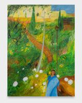 The Temple Garden by Soumya Netrabile contemporary artwork painting works on paper