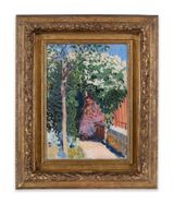 La Tonnelle Ker Guen by Maurice Denis contemporary artwork painting