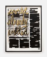 Already ended by Cauleen Smith contemporary artwork drawing painting