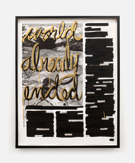 Already ended by Cauleen Smith contemporary artwork Painting