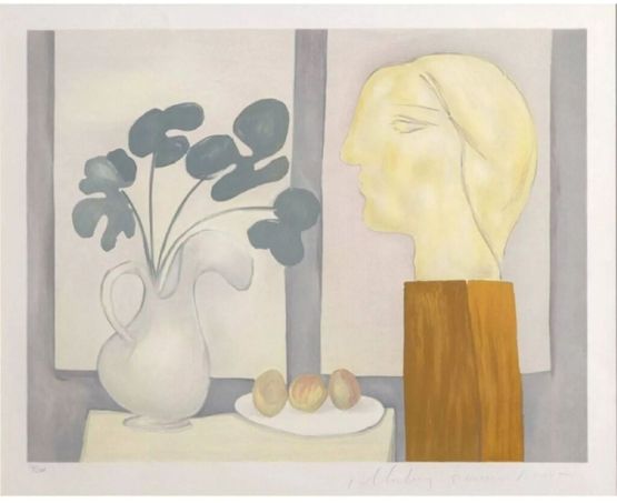 Nature Mort original lithograph Picasso by Estate Collection of Picasso 193279 by Pablo Picasso contemporary artwork Print