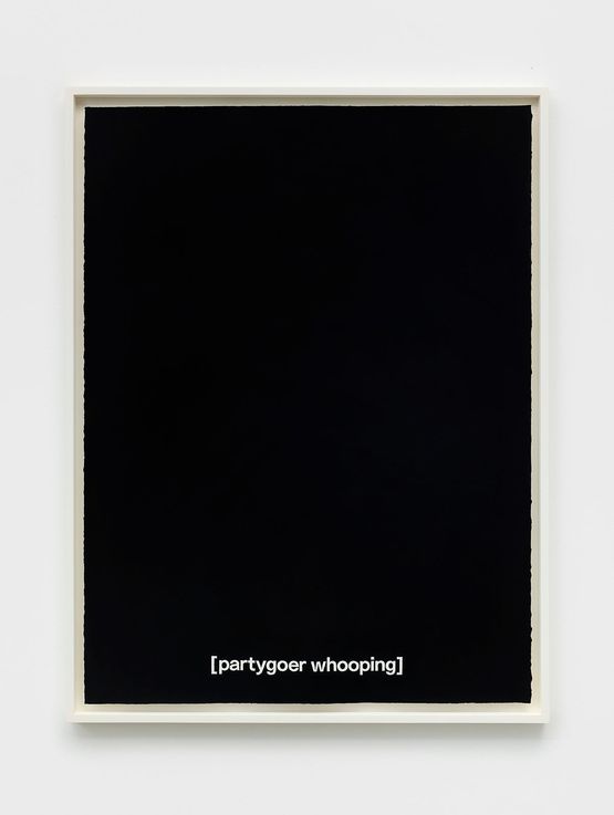 Partygoer Whooping by Gardar Eide Einarsson contemporary artwork Works on Paper