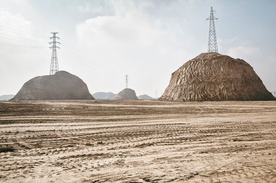 Pylons from Shifting Sands China by Sim Chi Yin contemporary artwork Photography
