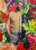 Faces of Many Hands of Giannis by Larry Amponsah contemporary artwork Painting