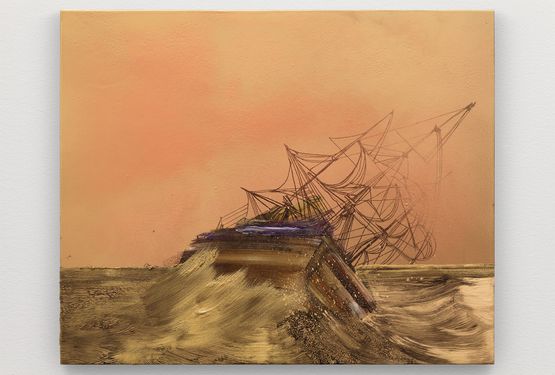 Goldie by Whitney Bedford contemporary artwork Painting