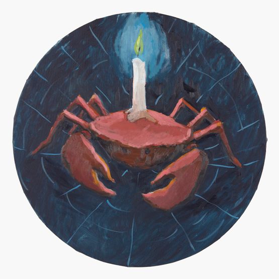 Spider Crab 1 by Charles Hascoet contemporary artwork Painting