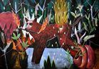 Bring The Fire by Rodel Tapaya contemporary artwork Painting