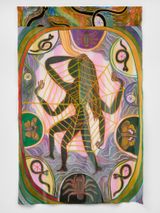 Sorceress by Emma Talbot contemporary artwork painting textile