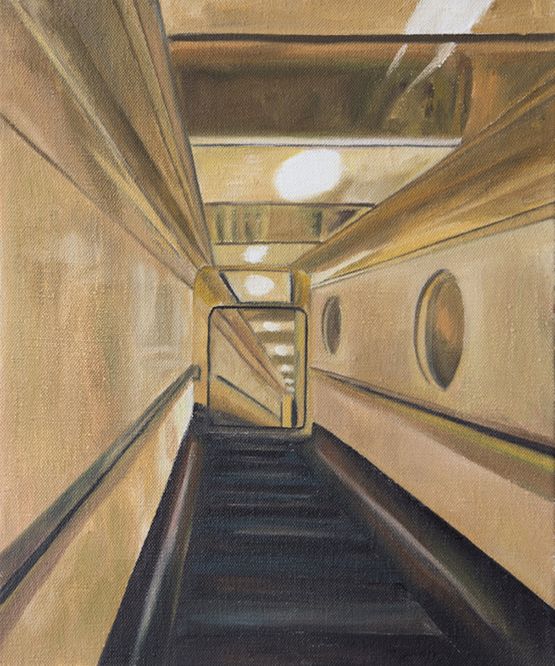 Space I by Meng Huang contemporary artwork Painting