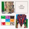 Storyboard In 4 Parts Arm Of Chair With Mans Hand Resting On His Knee by John Baldessari contemporary artwork Mixed Media