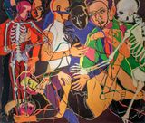 Samsara B by Sriwan Janehuttakarnkit contemporary artwork painting works on paper