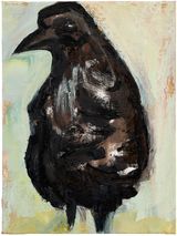 Crow feathers by Matthew Krishanu contemporary artwork painting