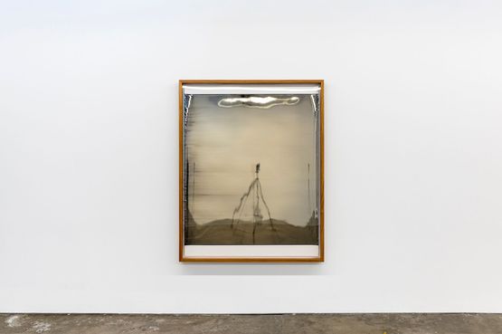 Untitled mirror painting 6-1 by Coen Young contemporary artwork Works on Paper