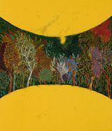 Passage Within The Mind by Wardha Shabbir contemporary artwork painting works on paper