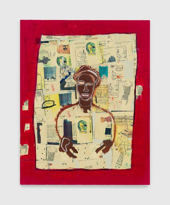 Red Joy by Jean-Michel Basquiat contemporary artwork Painting