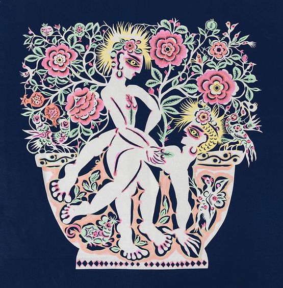 Flowerpot by Xiyadie contemporary artwork Works on Paper