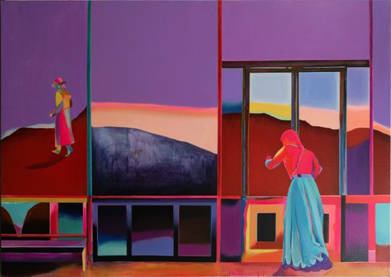 Mountains Beyond Mountains by Zou Sijin contemporary artwork Painting