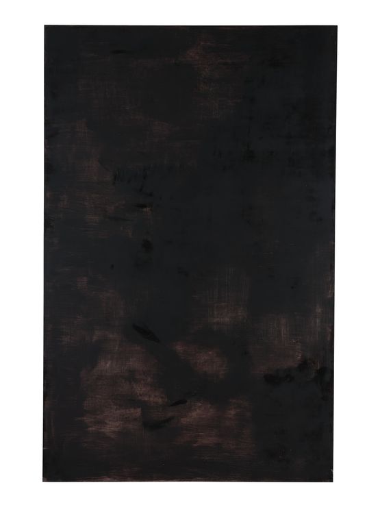 Landcape  black stain 2 by Clementine Bruno contemporary artwork Painting