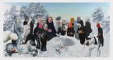 Death Masks Eternity by Ambera Wellmann contemporary artwork painting