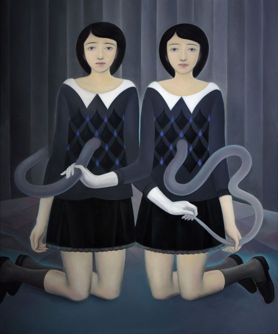 Twins by Liu Bin contemporary artwork Painting