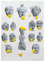 Buddha Statue by Zhao Zhao contemporary artwork painting works on paper