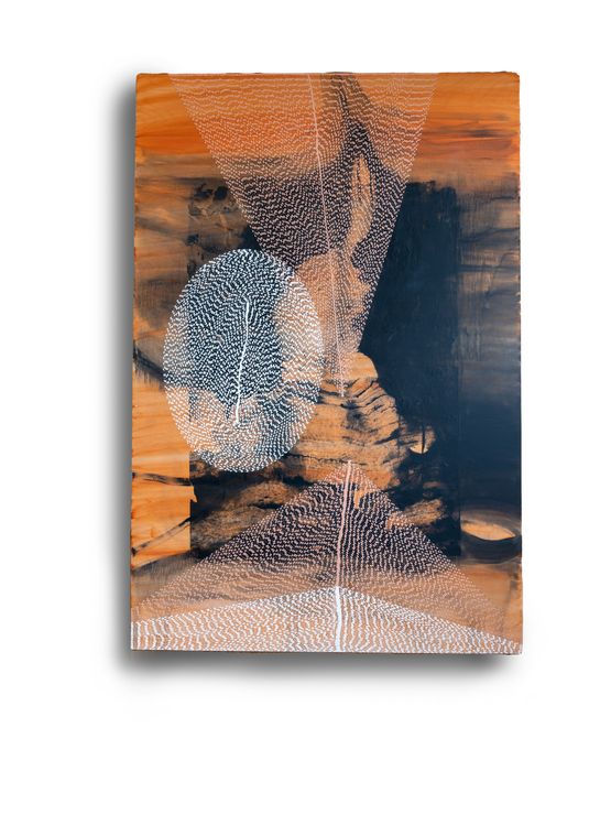 Absolute fiction in a constructed mind by Radhika Khimji contemporary artwork Painting