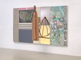 Green Gauge Spread by Robert Rauschenberg contemporary artwork painting sculpture works on paper