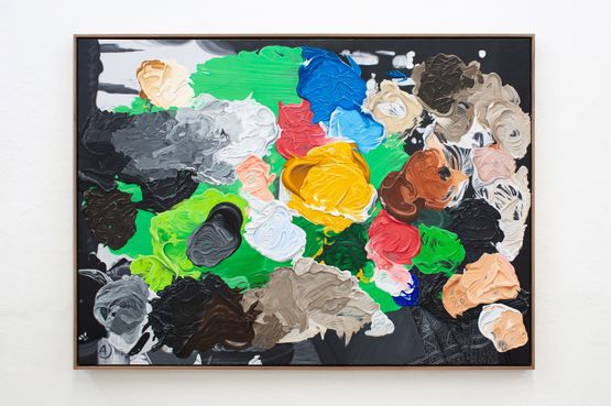 Canipole by Eduardo Sarabia contemporary artwork Painting