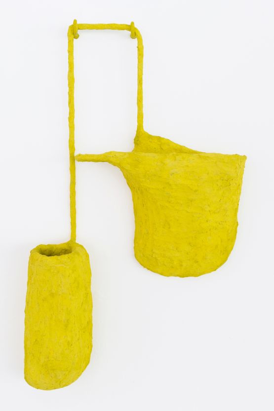 Air Pocket yellow by Olivia Bax contemporary artwork Sculpture