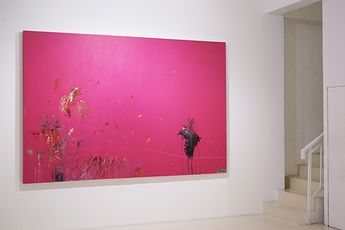 Contemporary art exhibition Ibrahim Flourishing Within The Void at Gajah Gallery Yogyakarta Indonesia