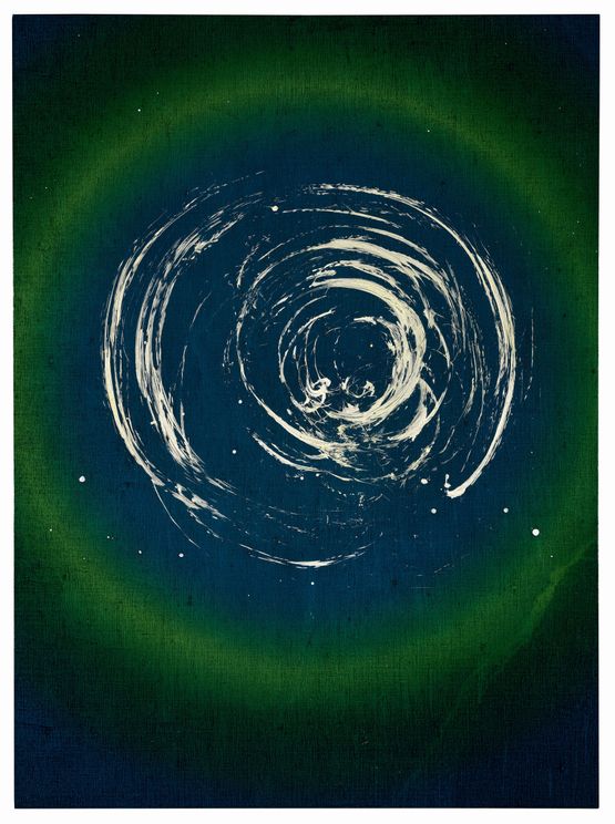 Riviere celeste GangesVanati - Tamoul sud de lInde by Fabienne Verdier contemporary artwork Painting
