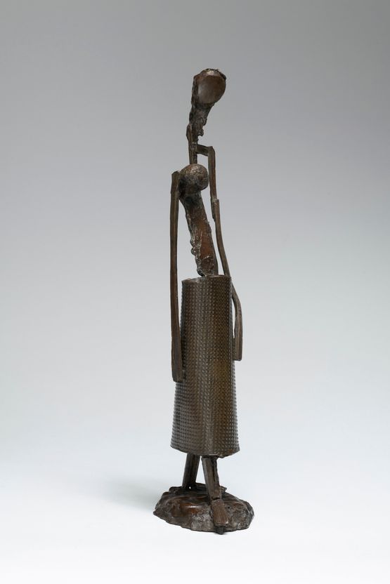 Woman with skirt by Robert Couturier contemporary artwork Sculpture