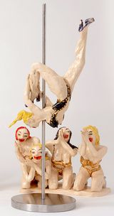 Strip club III by Ioana Maria Sisea contemporary artwork sculpture