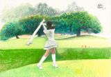 Glamour No.7 by Shen Liang contemporary artwork drawing painting works on paper