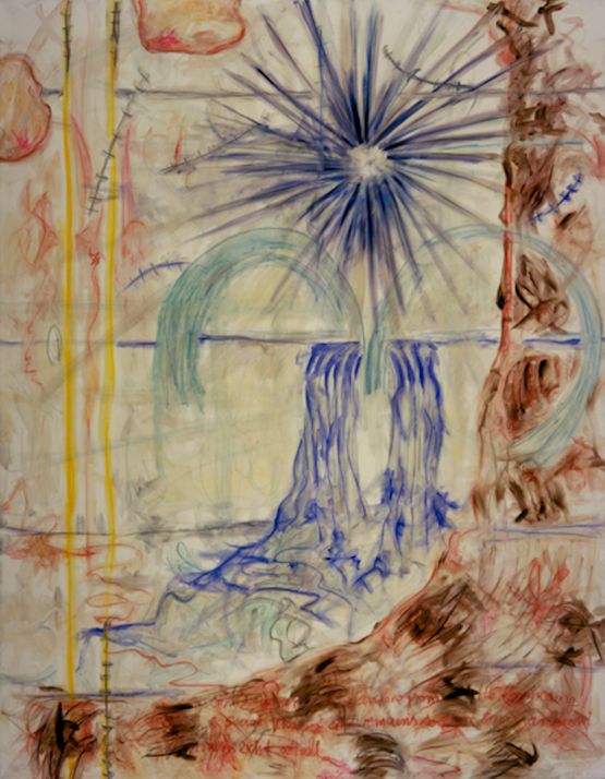 Falling... waters by Jutta Koether contemporary artwork Painting