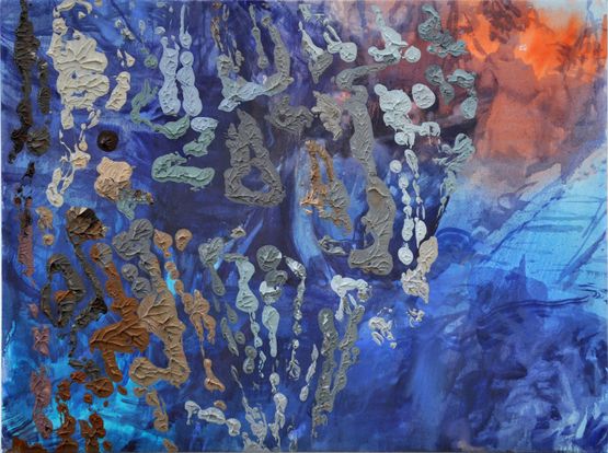 Krokskogen and below by Hanneline Rgeberg contemporary artwork Painting