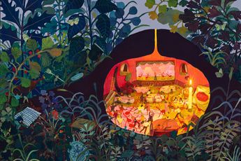 Contemporary art exhibition Nicola Gower Wallis Too Many Chickens at Martin Browne Contemporary Sydney Australia