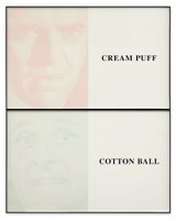 Prima Facie Fifth State Cream PuffCotton Ball by John Baldessari contemporary artwork print