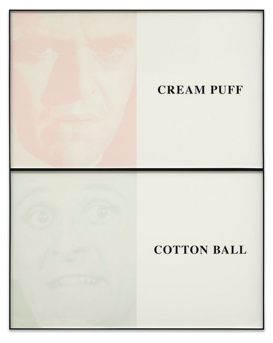 Prima Facie Fifth State Cream PuffCotton Ball by John Baldessari contemporary artwork Print