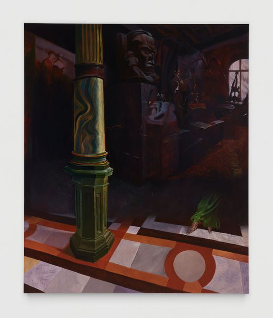 The Pillar by Bendt Eyckermans contemporary artwork Painting