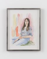 Lockdown Portrait 1 by Gillian Wearing contemporary artwork painting works on paper