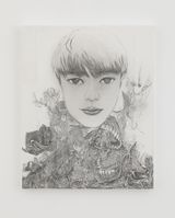Drop down by Ataru Sato contemporary artwork drawing painting works on paper