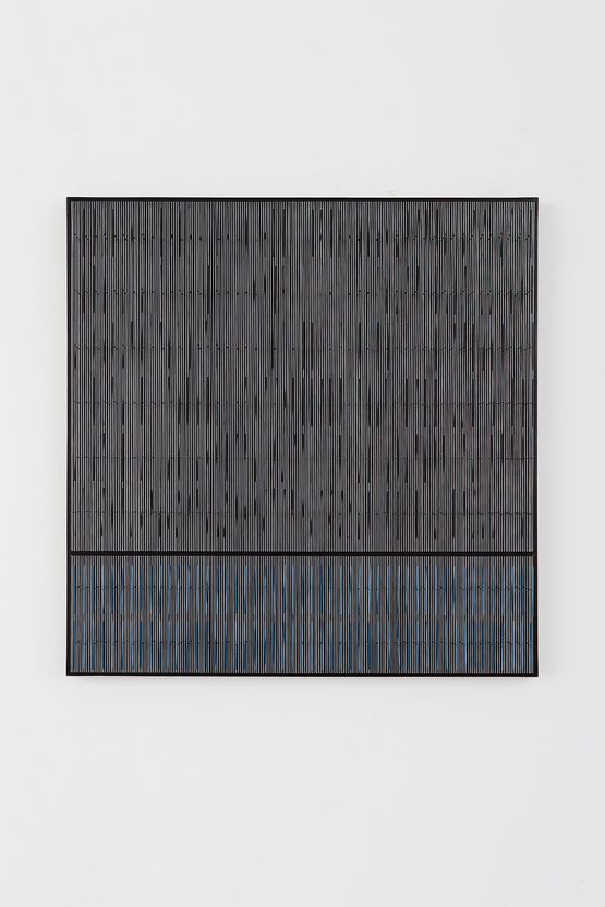 Tes negras y viola by Jesus Rafael Soto contemporary artwork Sculpture