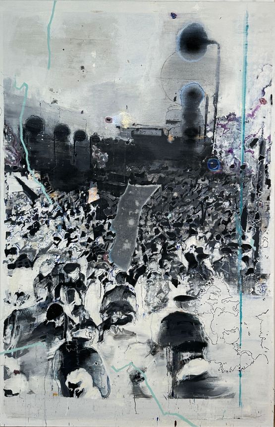 No 1 - True Gold - Dreamer by Le Quy Tong contemporary artwork Painting