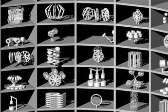 Contemporary art exhibition Gregory Bennett Panopticon at Two Rooms Auckland New Zealand
