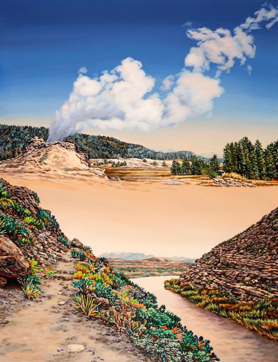 Channeling by Kevin Chin contemporary artwork Painting