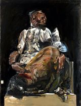 Stabat Mater Pathosformel I by W. K. Lyhne contemporary artwork painting