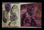 Gullet 52 by Mike Parr contemporary artwork Works on Paper