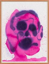 the understudy pink performance by Tom Polo contemporary artwork painting works on paper