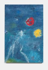 Sea foam blue planet by Elizabeth Ibarra contemporary artwork painting